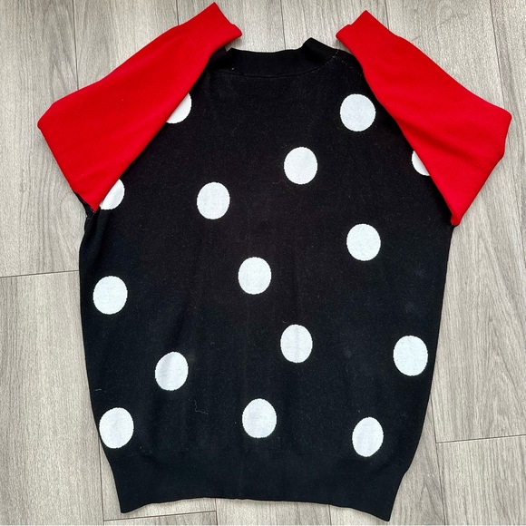 Exquise Polka Dot Patterned Knitwear Cardigan - Picture 9 of 13